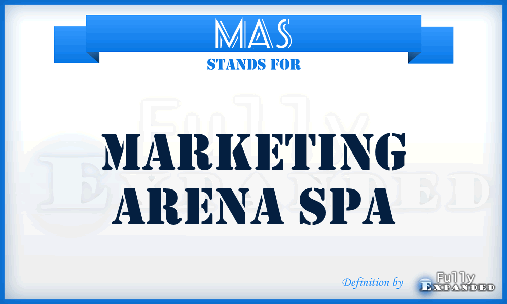 MAS - Marketing Arena Spa