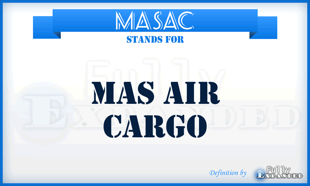 MASAC - MAS Air Cargo