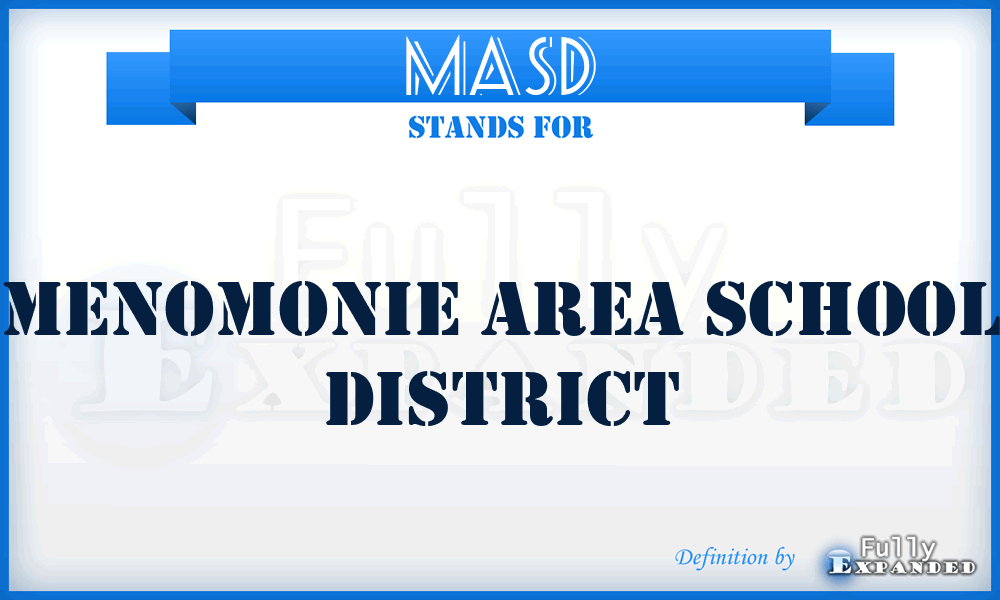 MASD - Menomonie Area School District