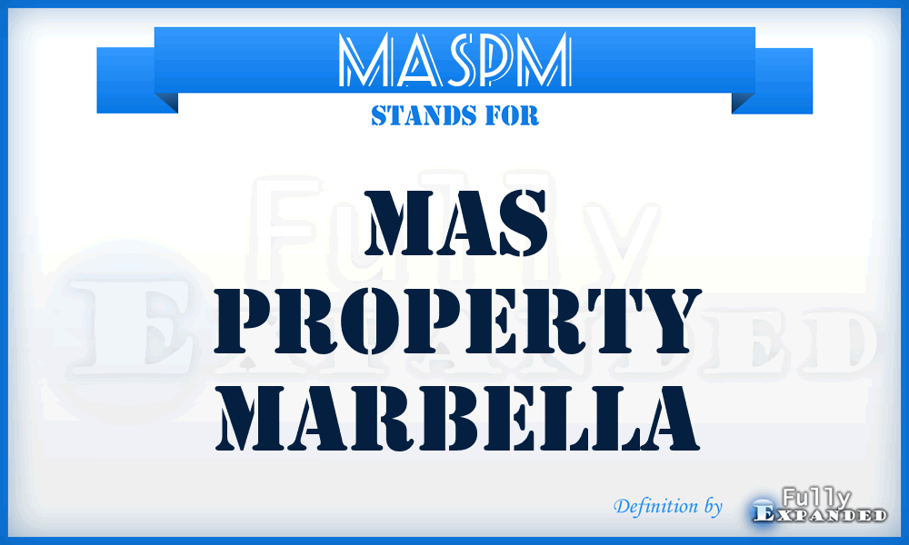 MASPM - MAS Property Marbella