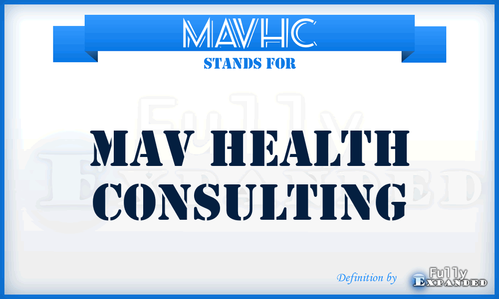 MAVHC - MAV Health Consulting