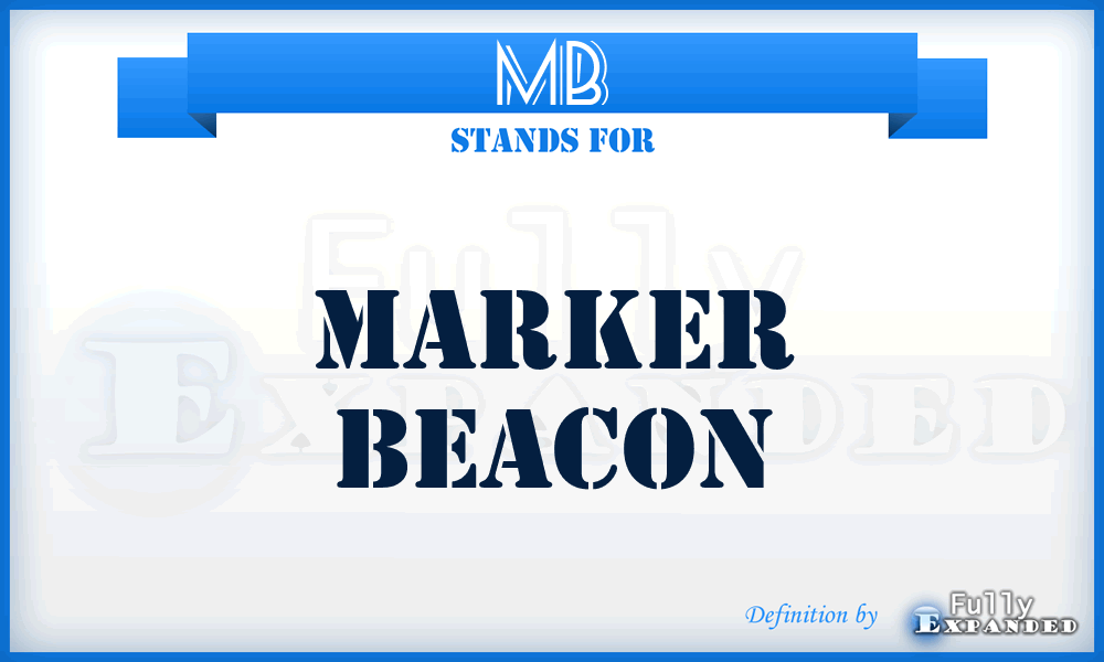 MB - Marker Beacon