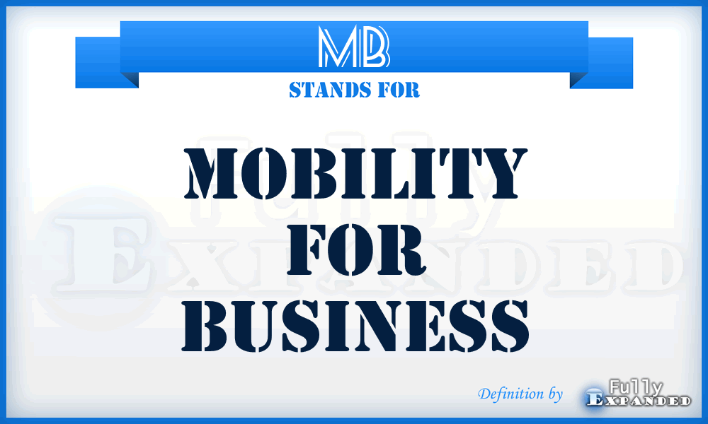 MB - Mobility for Business