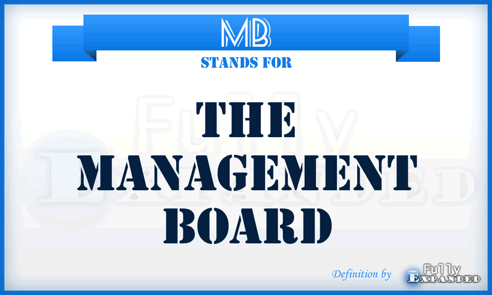 MB - The Management Board
