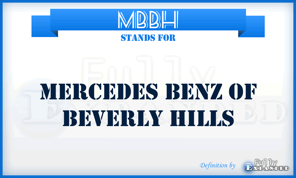 MBBH - Mercedes Benz of Beverly Hills