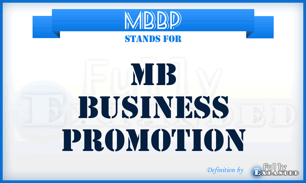 MBBP - MB Business Promotion