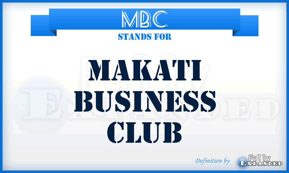 MBC - Makati Business Club