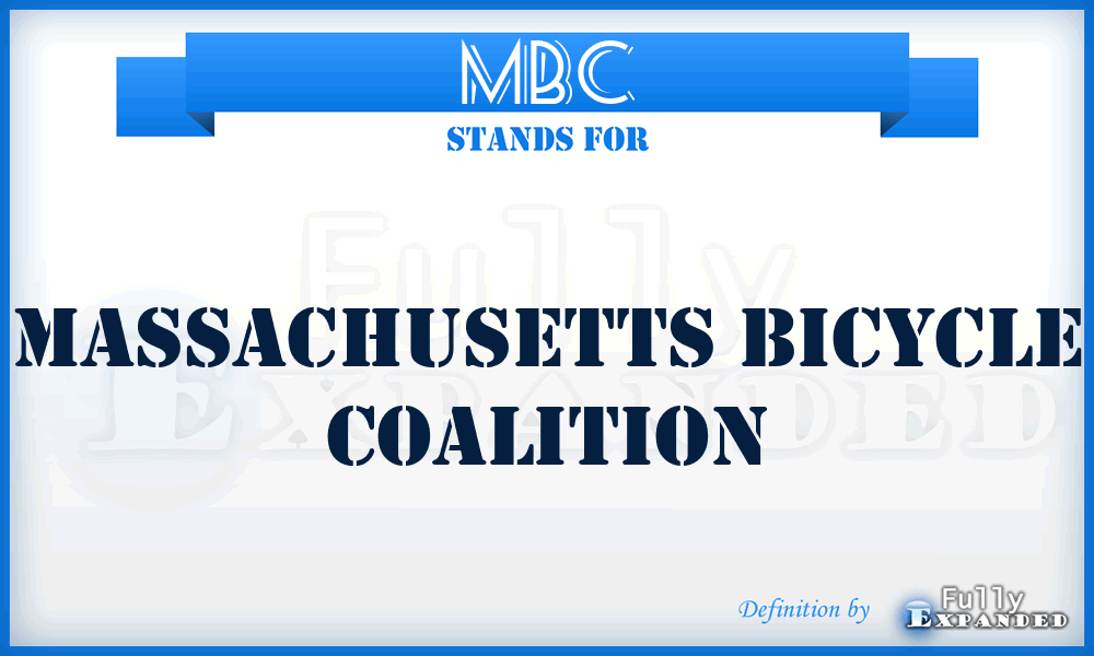 MBC - Massachusetts Bicycle Coalition