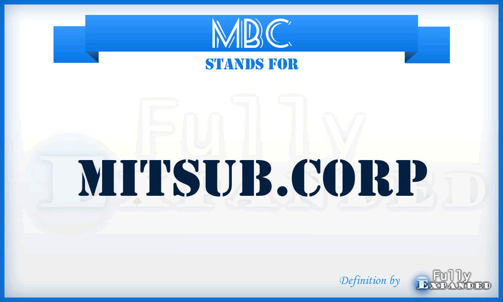 MBC - Mitsub.corp