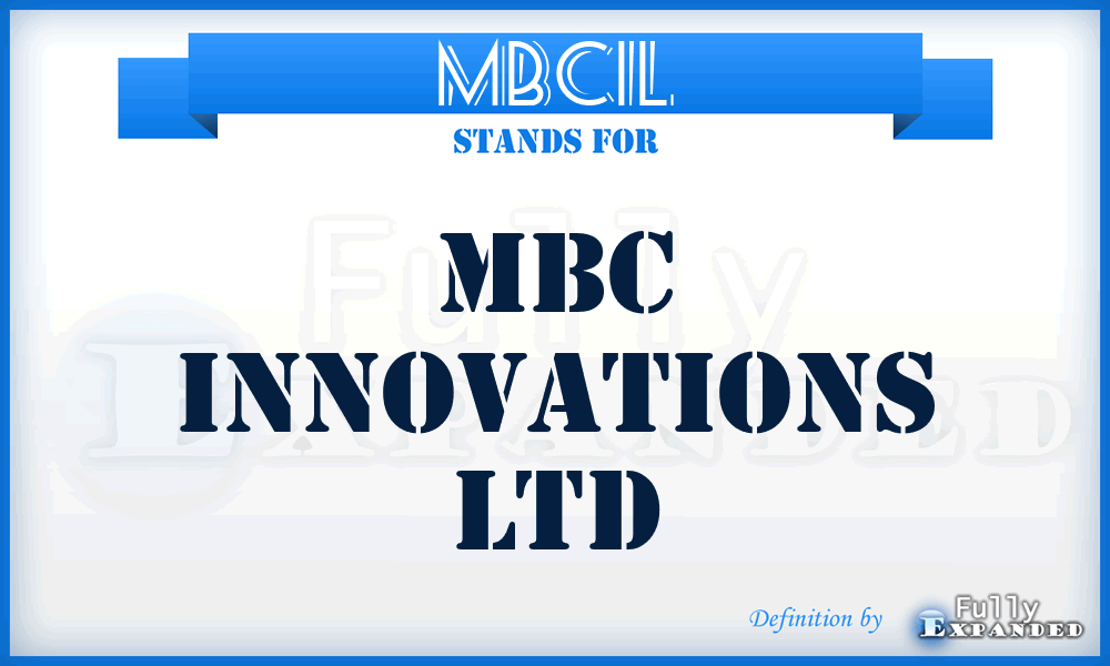 MBCIL - MBC Innovations Ltd