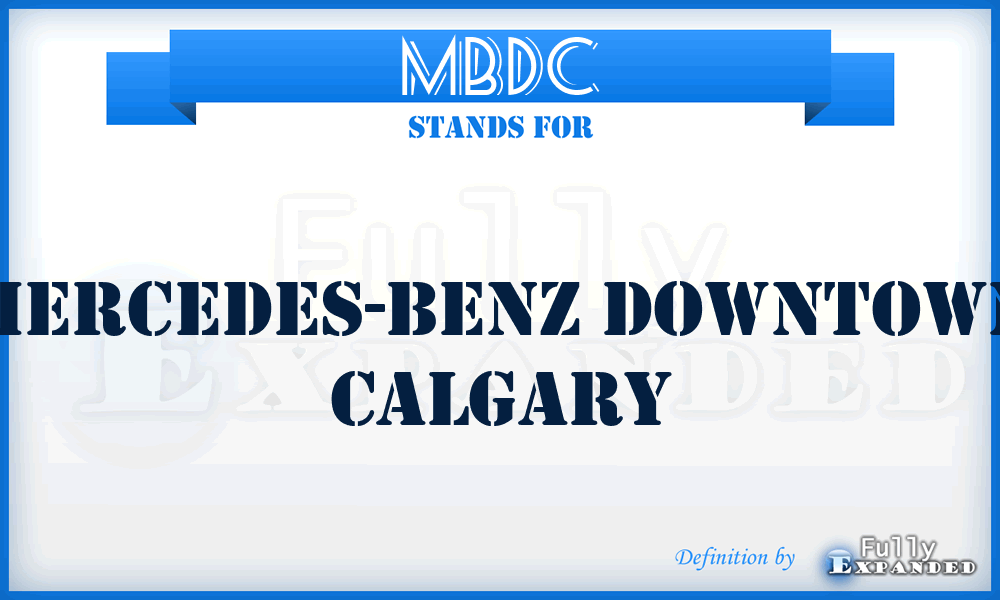 MBDC - Mercedes-Benz Downtown Calgary