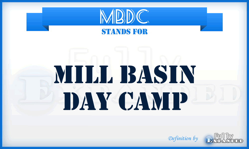 MBDC - Mill Basin Day Camp