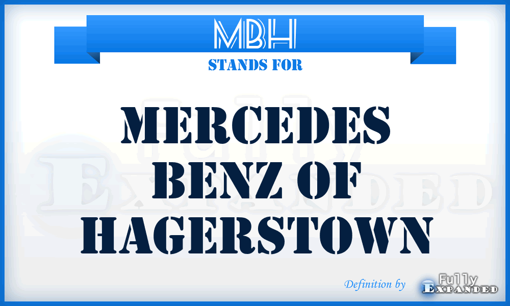 MBH - Mercedes Benz of Hagerstown