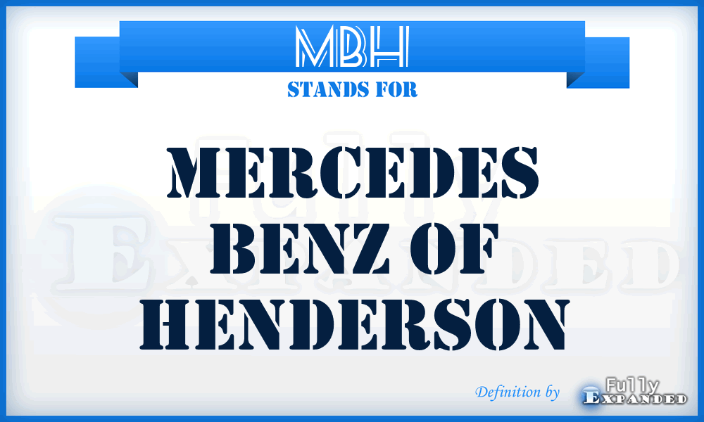 MBH - Mercedes Benz of Henderson