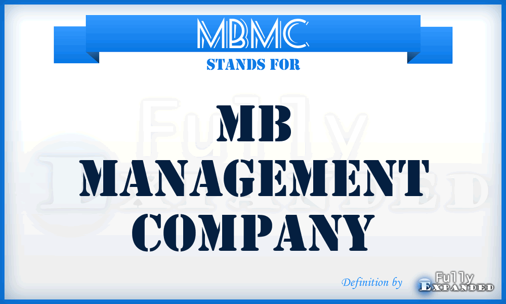 MBMC - MB Management Company