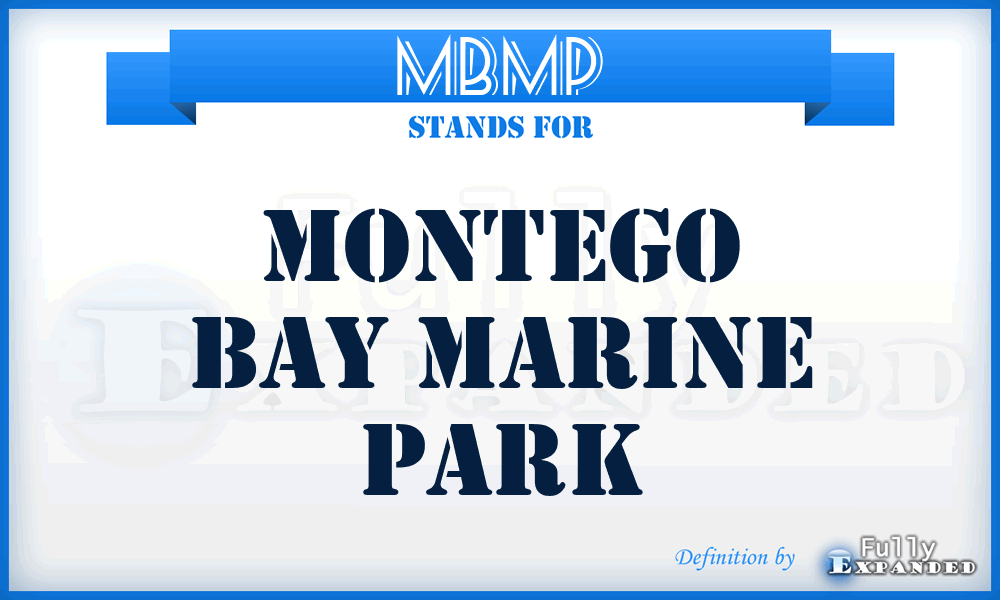 MBMP - Montego Bay Marine Park