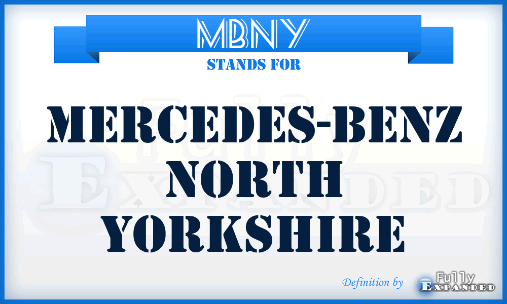 MBNY - Mercedes-Benz North Yorkshire