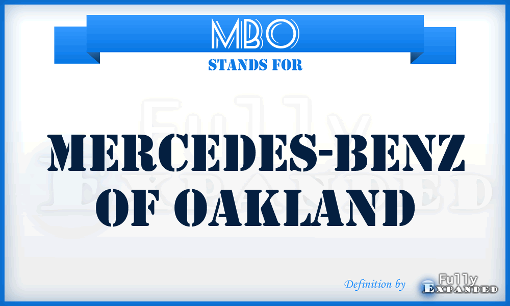 MBO - Mercedes-Benz of Oakland