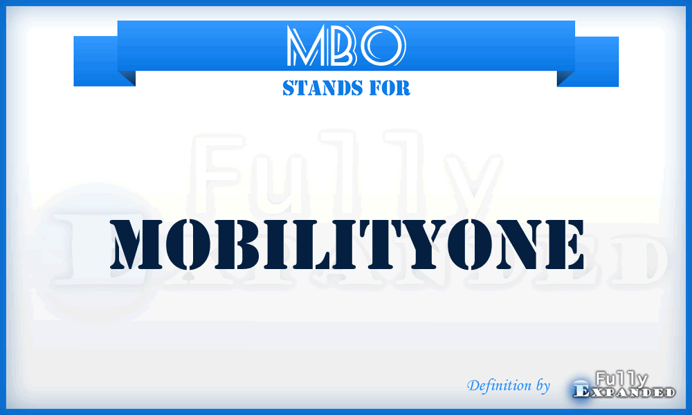 MBO - Mobilityone