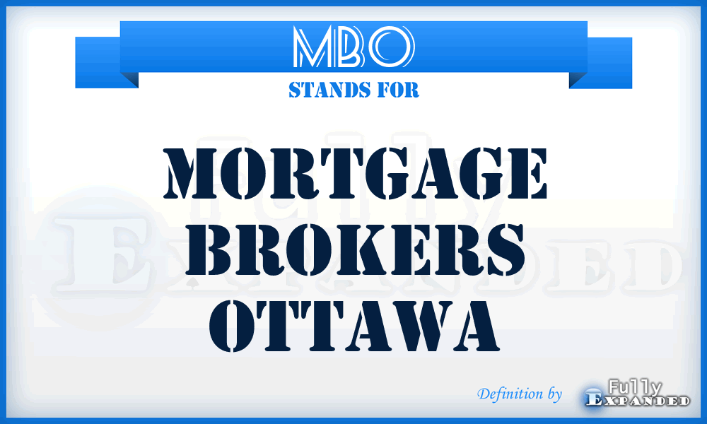 MBO - Mortgage Brokers Ottawa