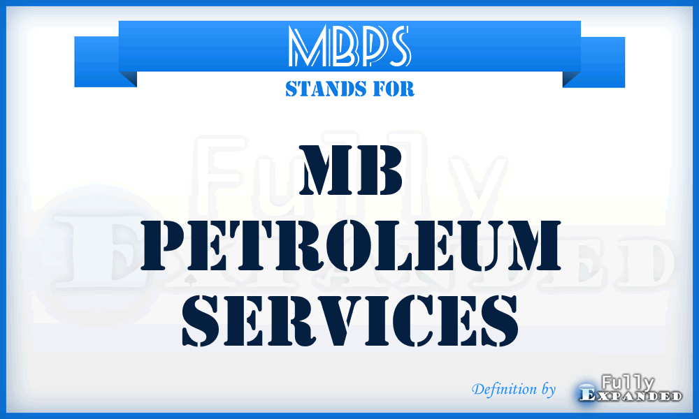 MBPS - MB Petroleum Services