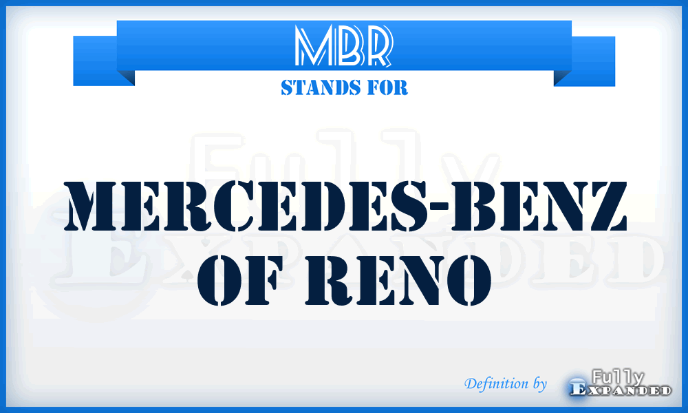 MBR - Mercedes-Benz of Reno