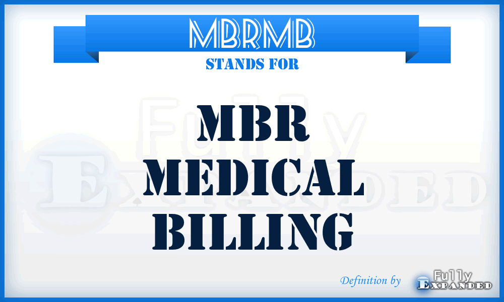 MBRMB - MBR Medical Billing