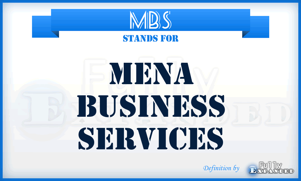 MBS - Mena Business Services