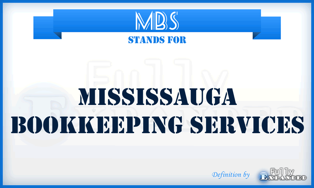 MBS - Mississauga Bookkeeping Services