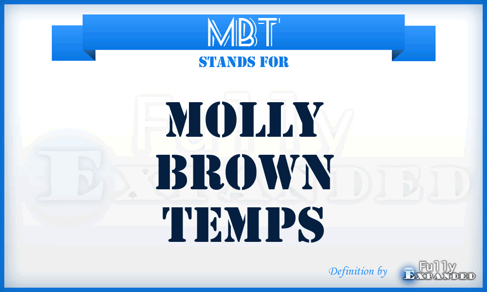 MBT - Molly Brown Temps