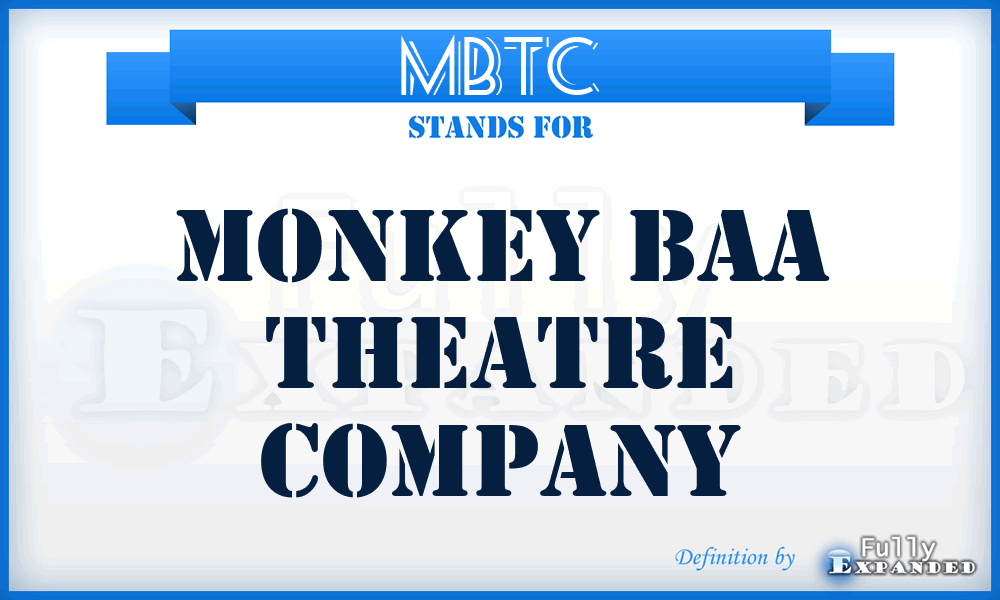 MBTC - Monkey Baa Theatre Company