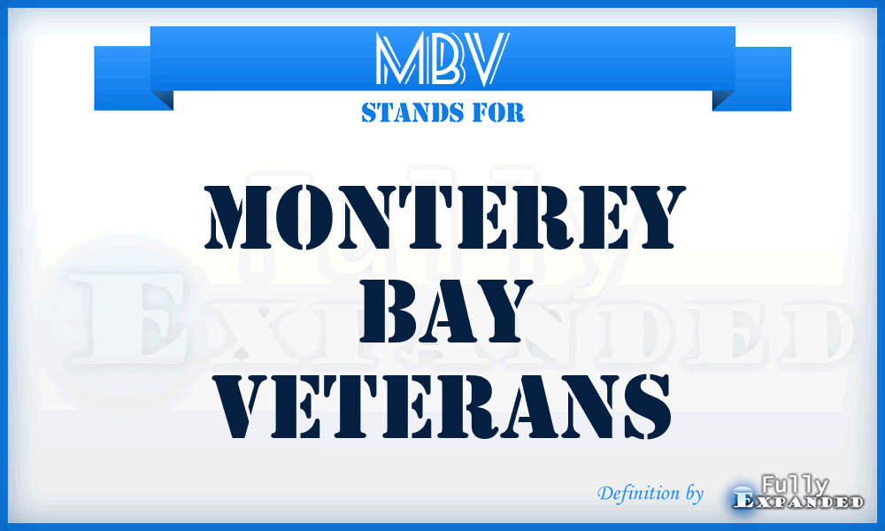 MBV - Monterey Bay Veterans