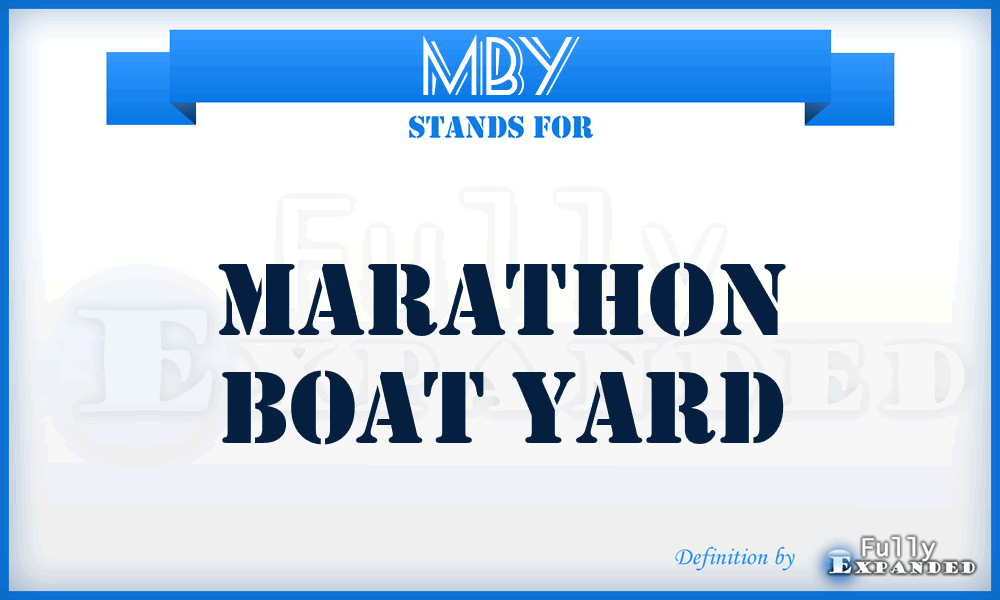 MBY - Marathon Boat Yard