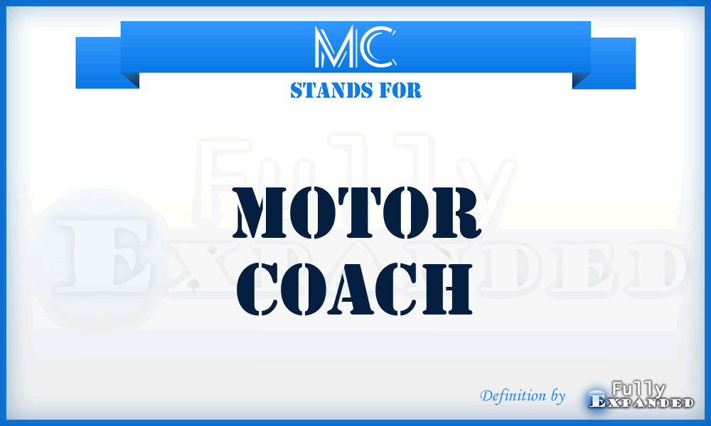 MC - Motor Coach