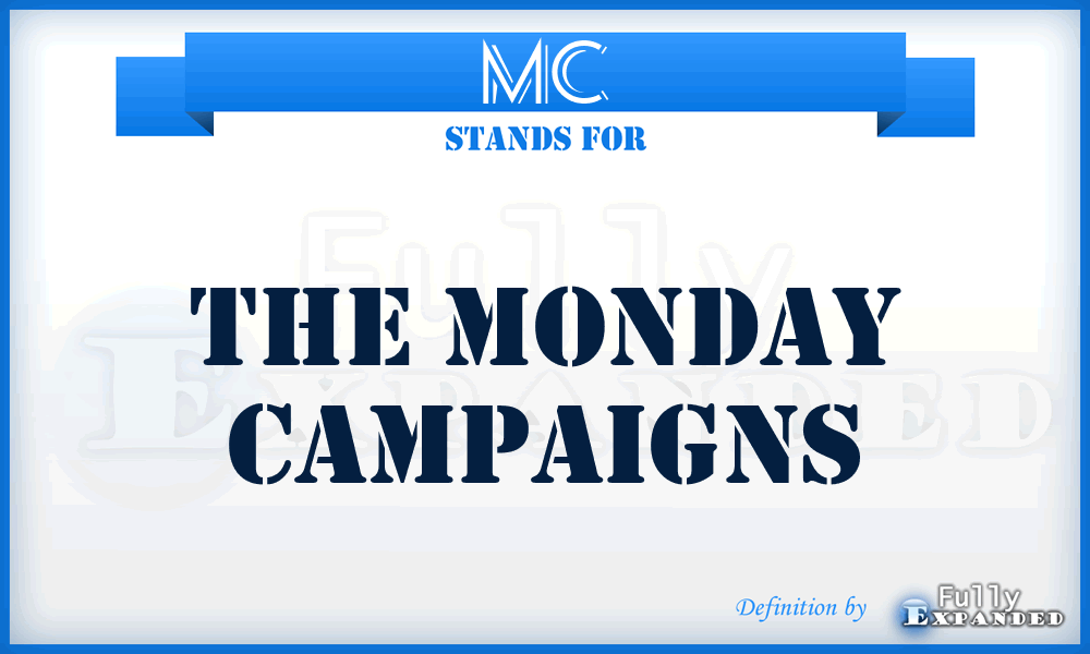 MC - The Monday Campaigns