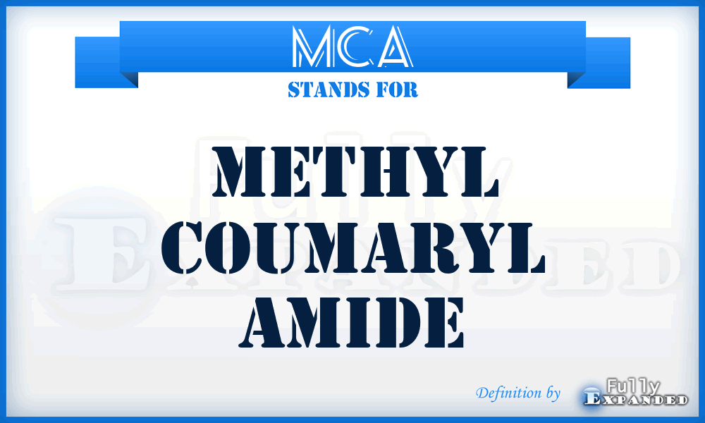 MCA - Methyl Coumaryl Amide