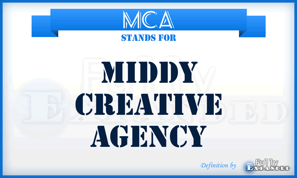 MCA - Middy Creative Agency