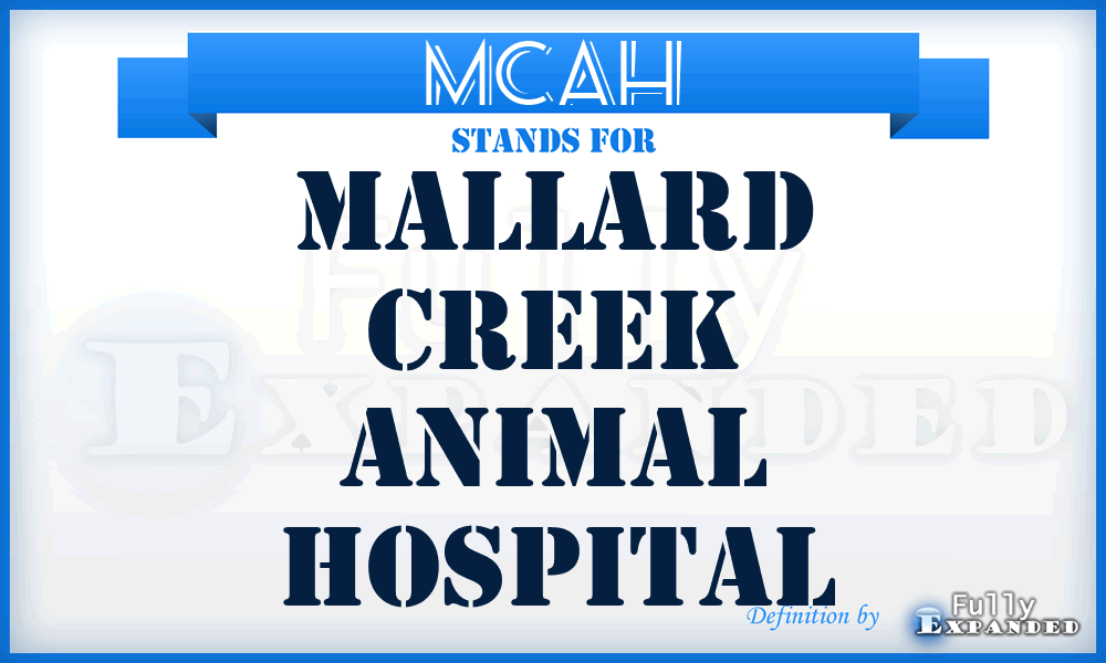 MCAH - Mallard Creek Animal Hospital