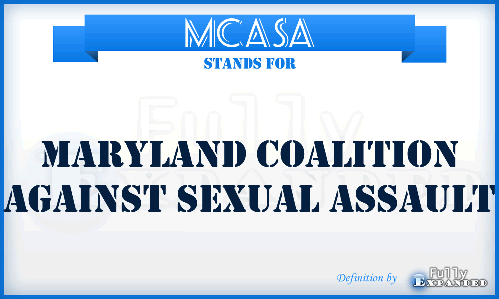 MCASA - Maryland Coalition Against Sexual Assault