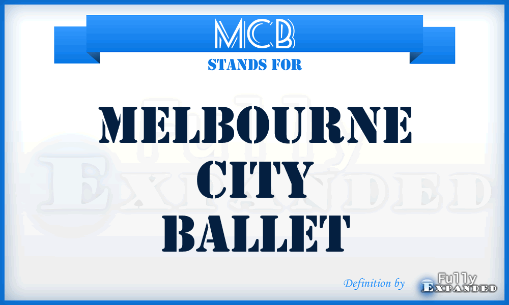 MCB - Melbourne City Ballet