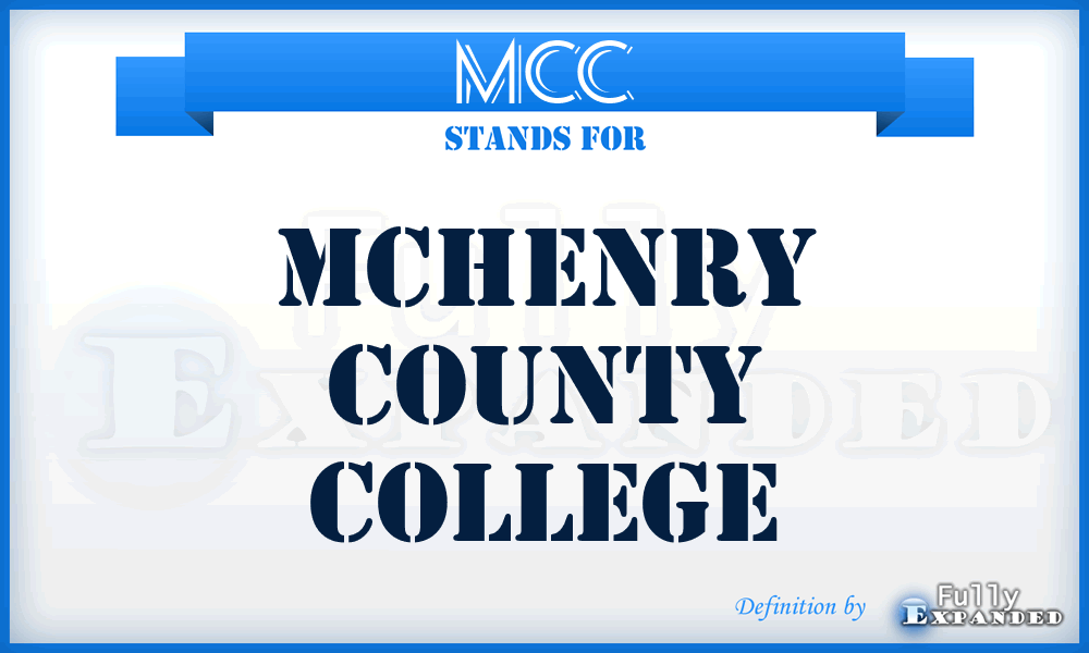 MCC - Mchenry County College