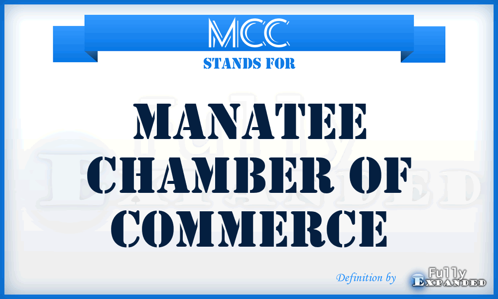 MCC - Manatee Chamber of Commerce