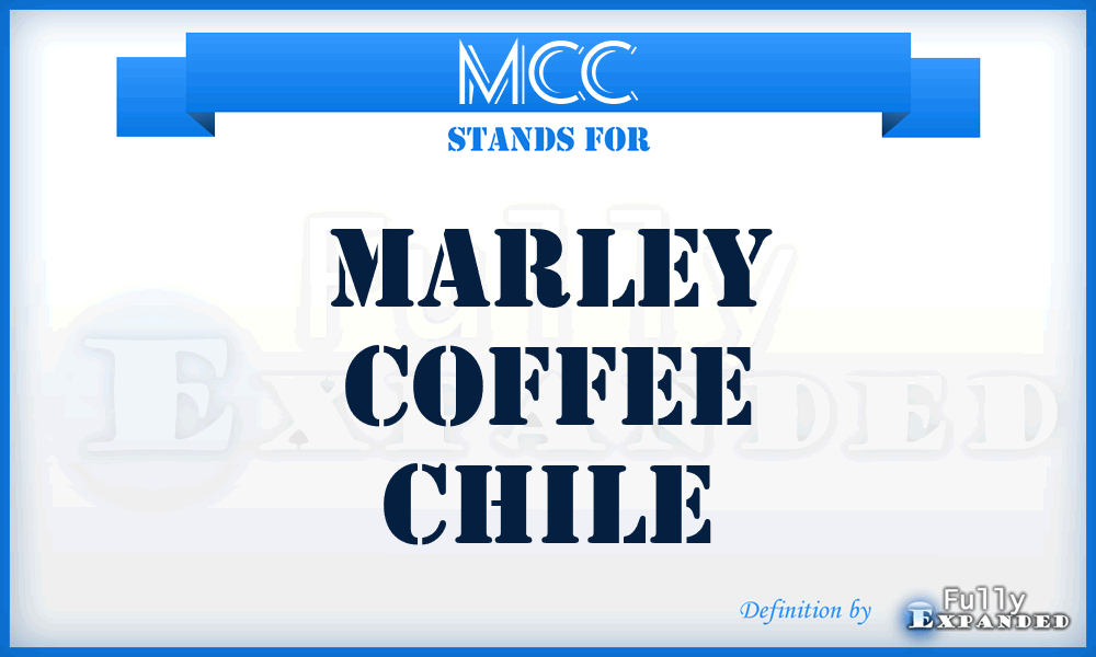 MCC - Marley Coffee Chile