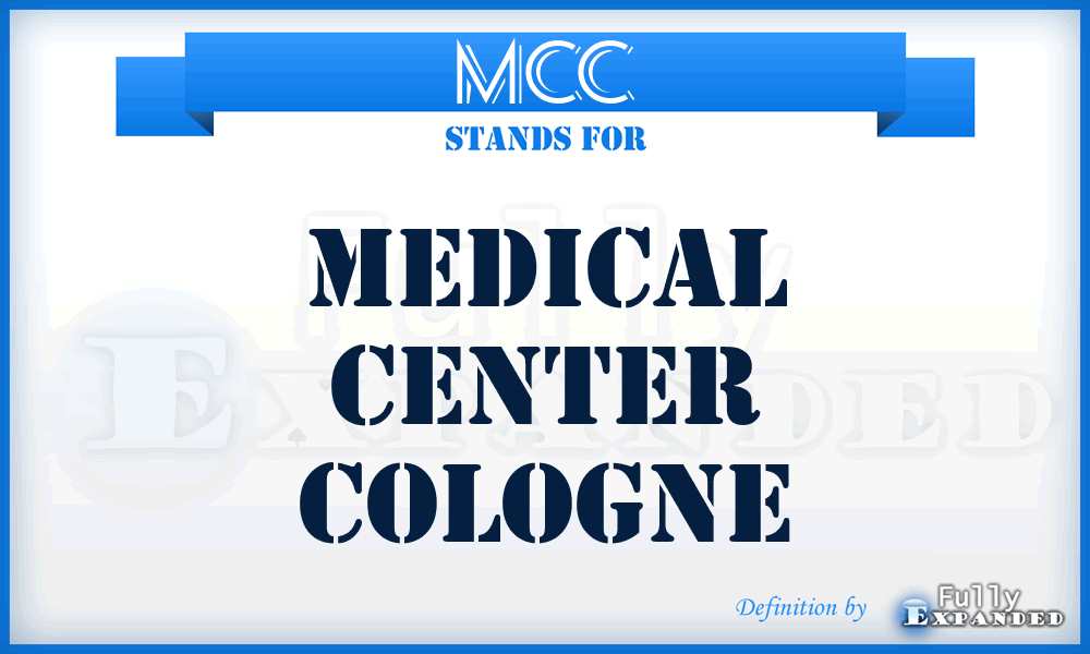 MCC - Medical Center Cologne