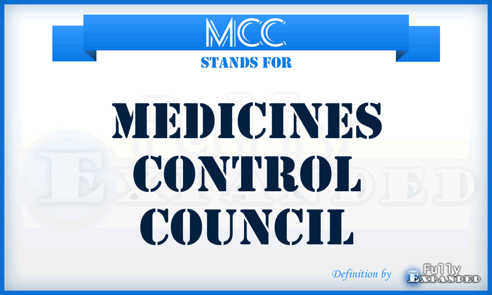 MCC - Medicines Control Council