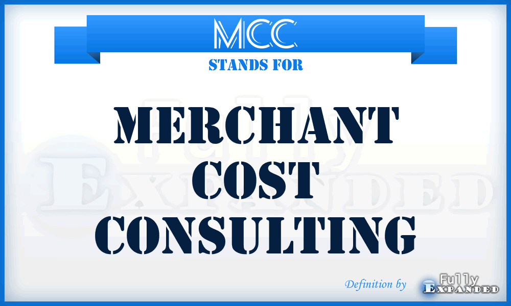 MCC - Merchant Cost Consulting