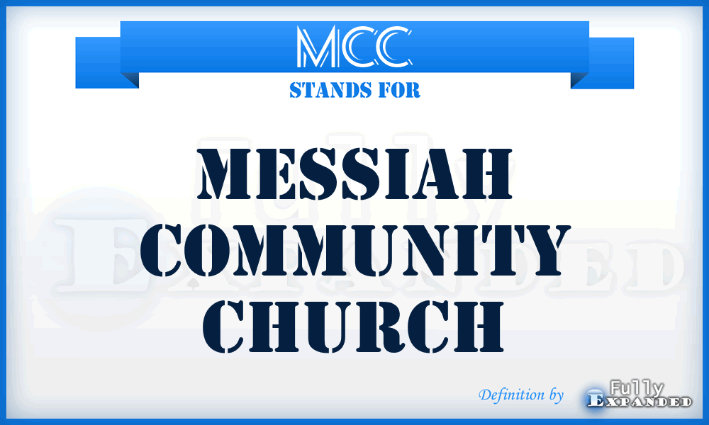 MCC - Messiah Community Church