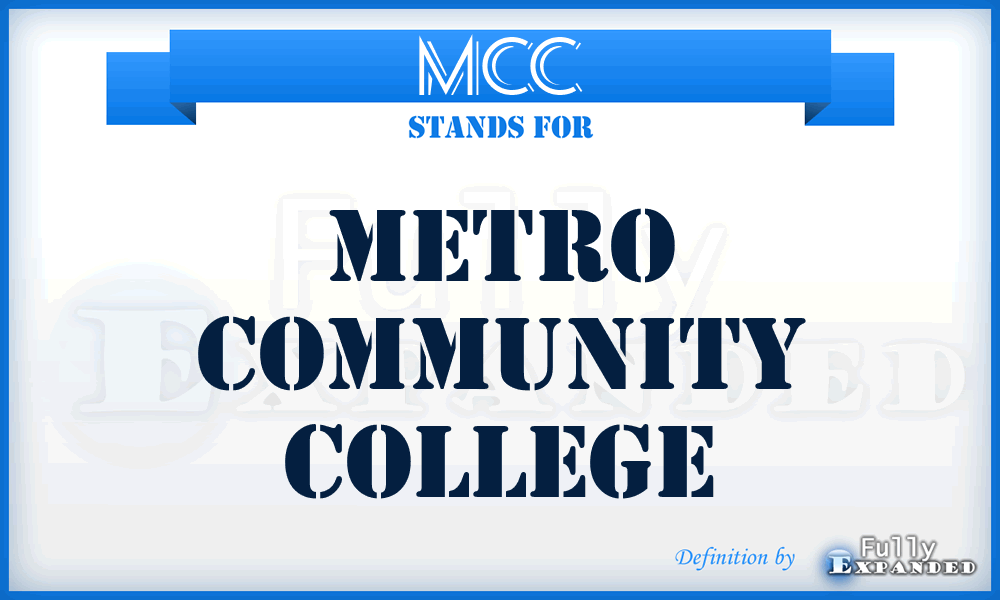 MCC - Metro Community College