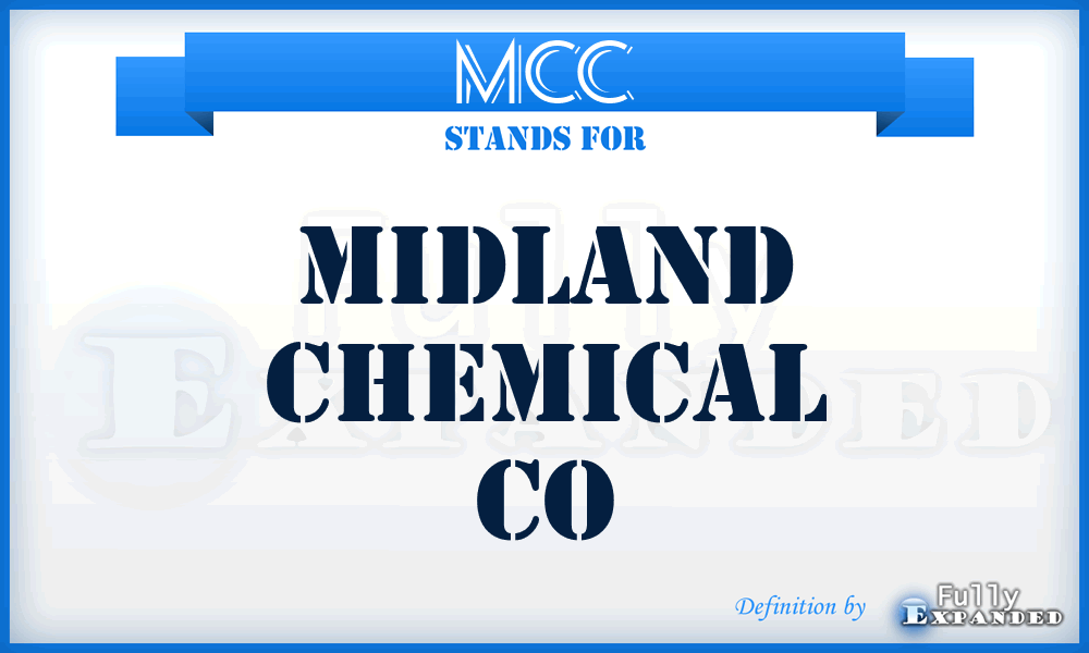 MCC - Midland Chemical Co