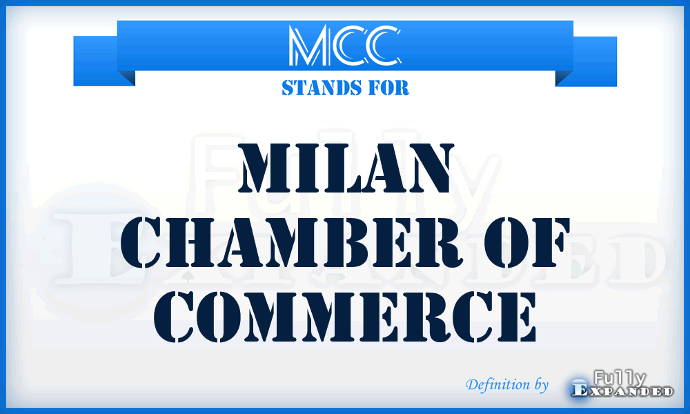 MCC - Milan Chamber of Commerce